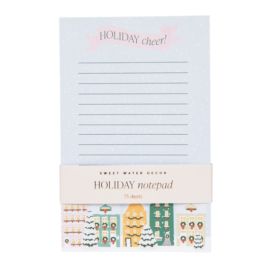 Christmas Village Notepad - Christmas Stationery