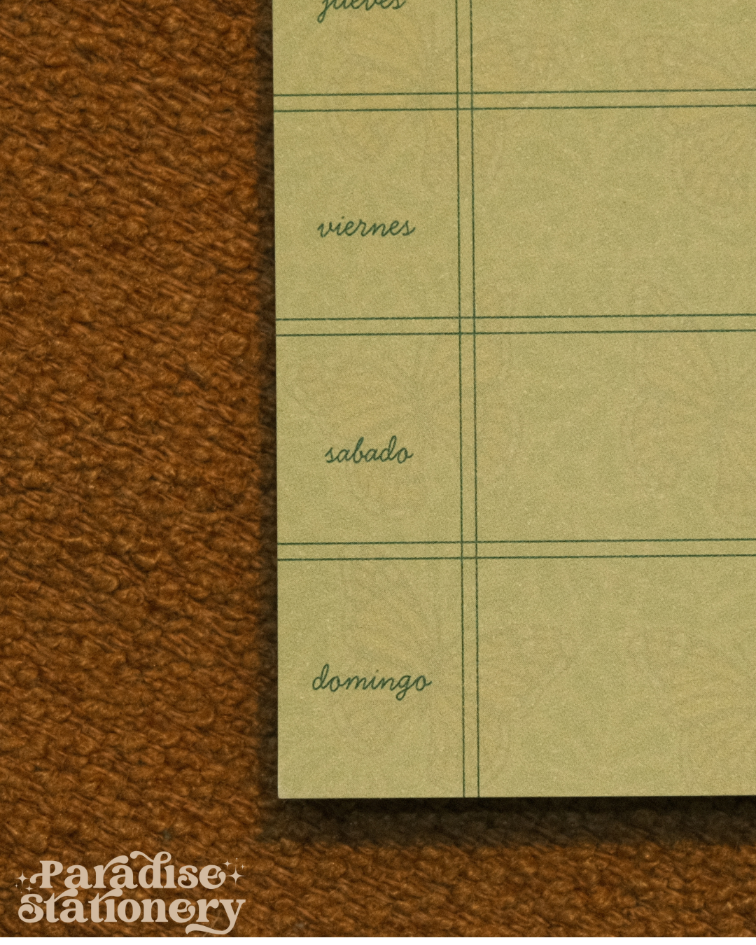 Spanish Weekly Planner Notepad 4x6 - Talavera Butterfly Design - Agenda Semanal - Mexican Folk Art - 50 Sheets