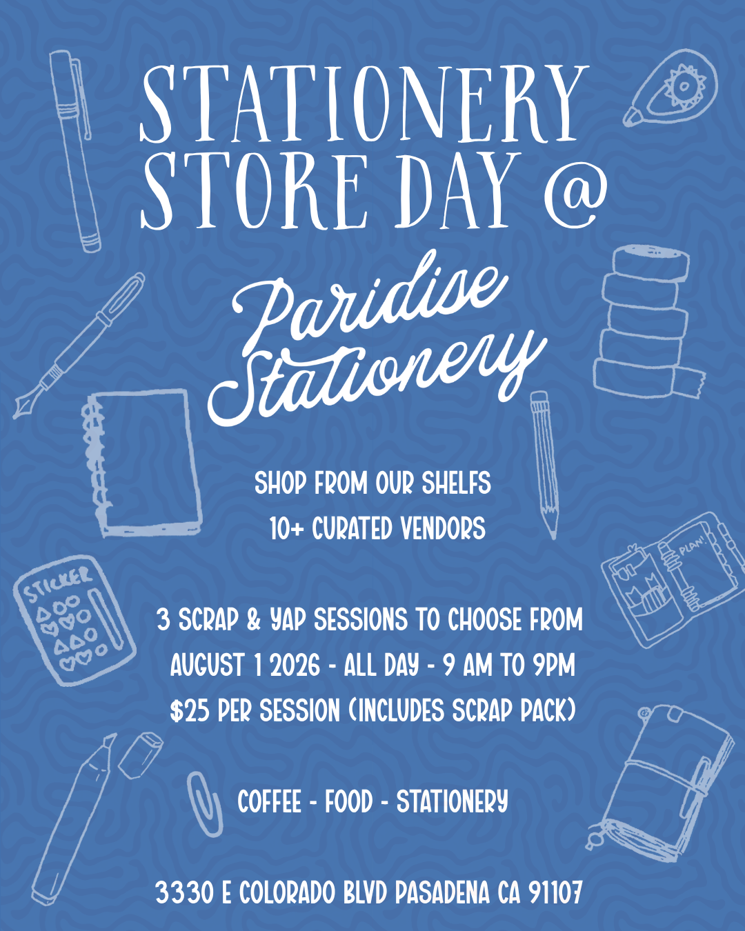 Stationery Store Day Scrap & Yap