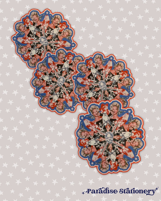 Cowboy Carter Kaleidoscope – Beyoncé Inspired Vinyl Sticker