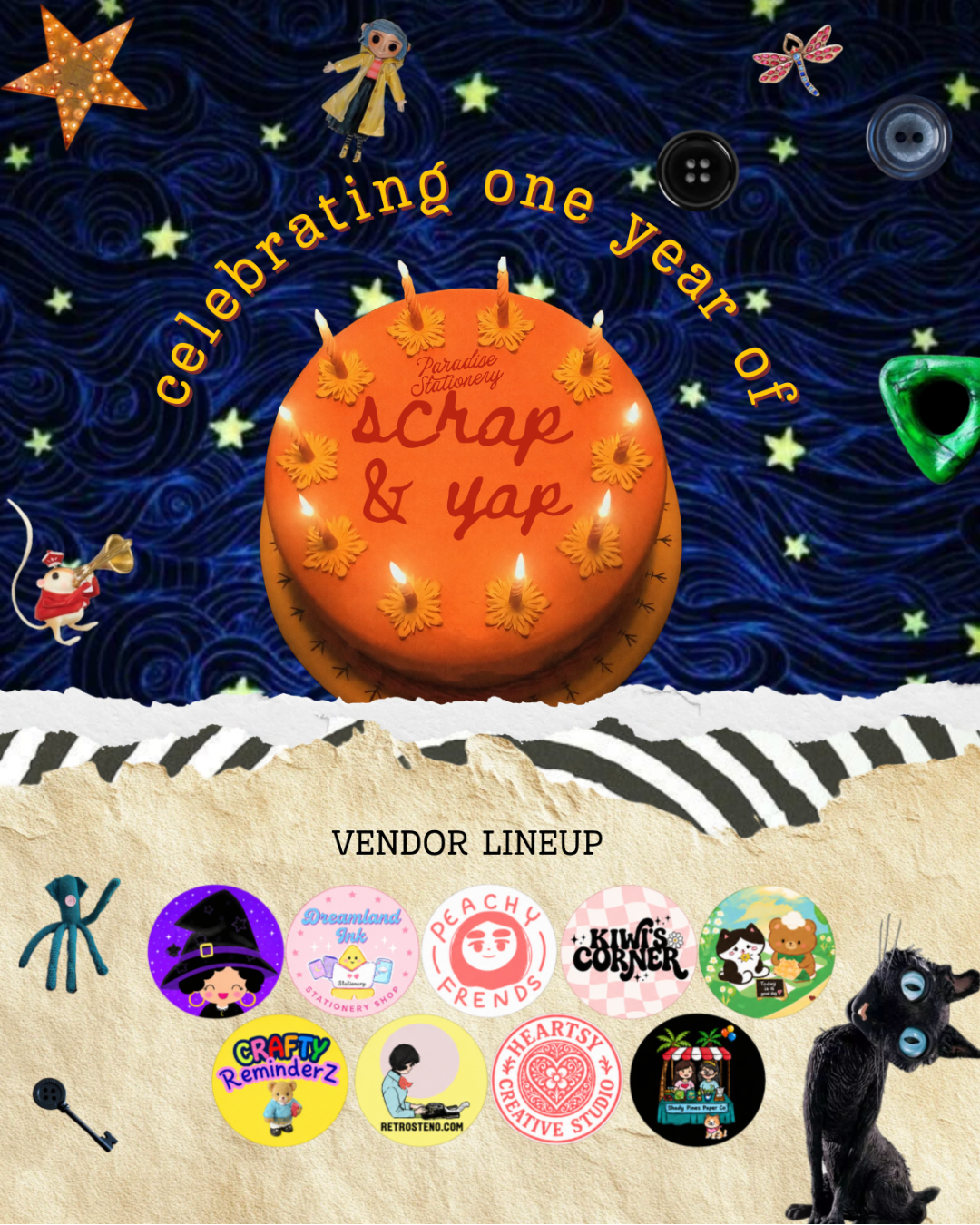 Scrap & Yap - Buttons, Cake & Other Things