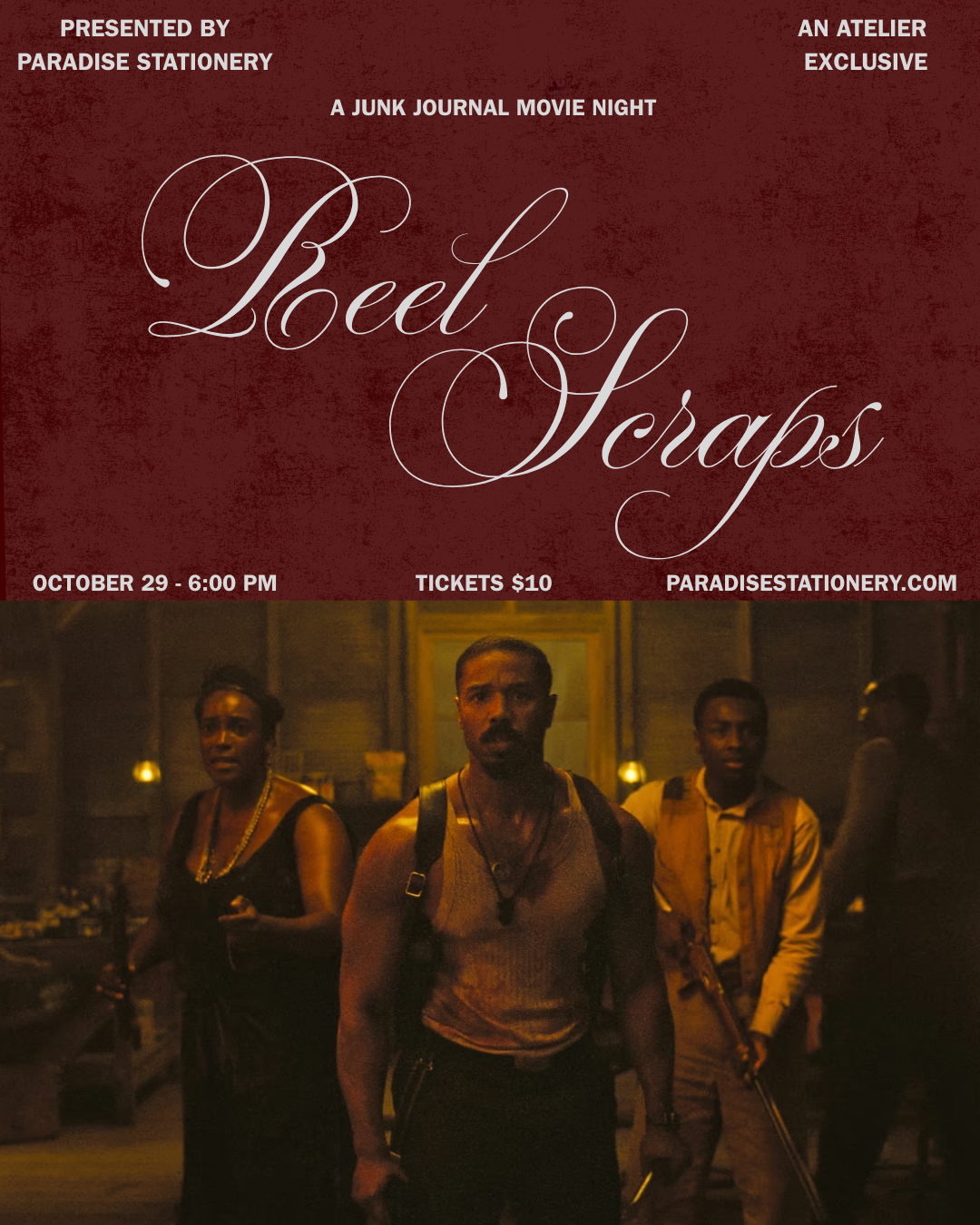 Reel Scraps: Sinners | Movie and Craft Night