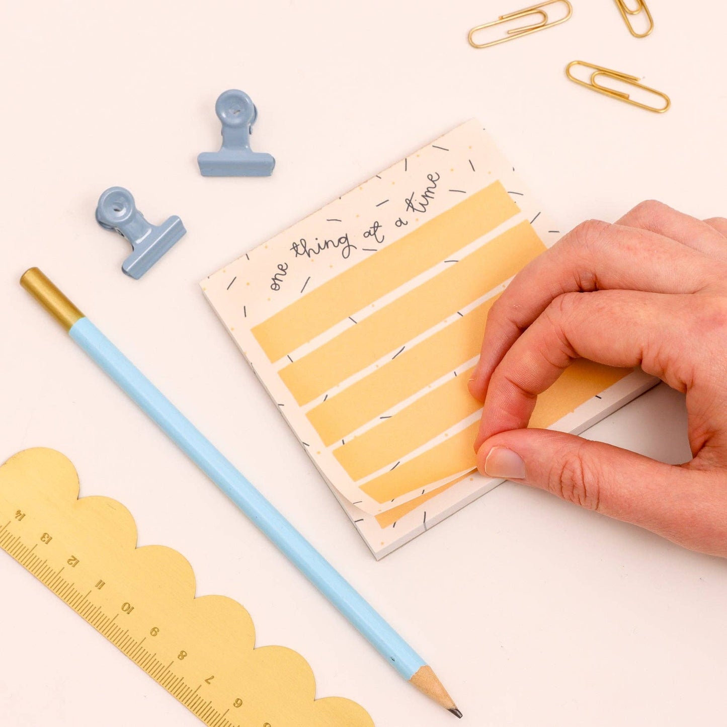 Memo pad - one thing at a time