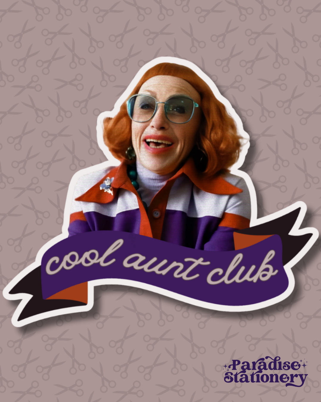 Gladys Cool Aunt Club Sticker