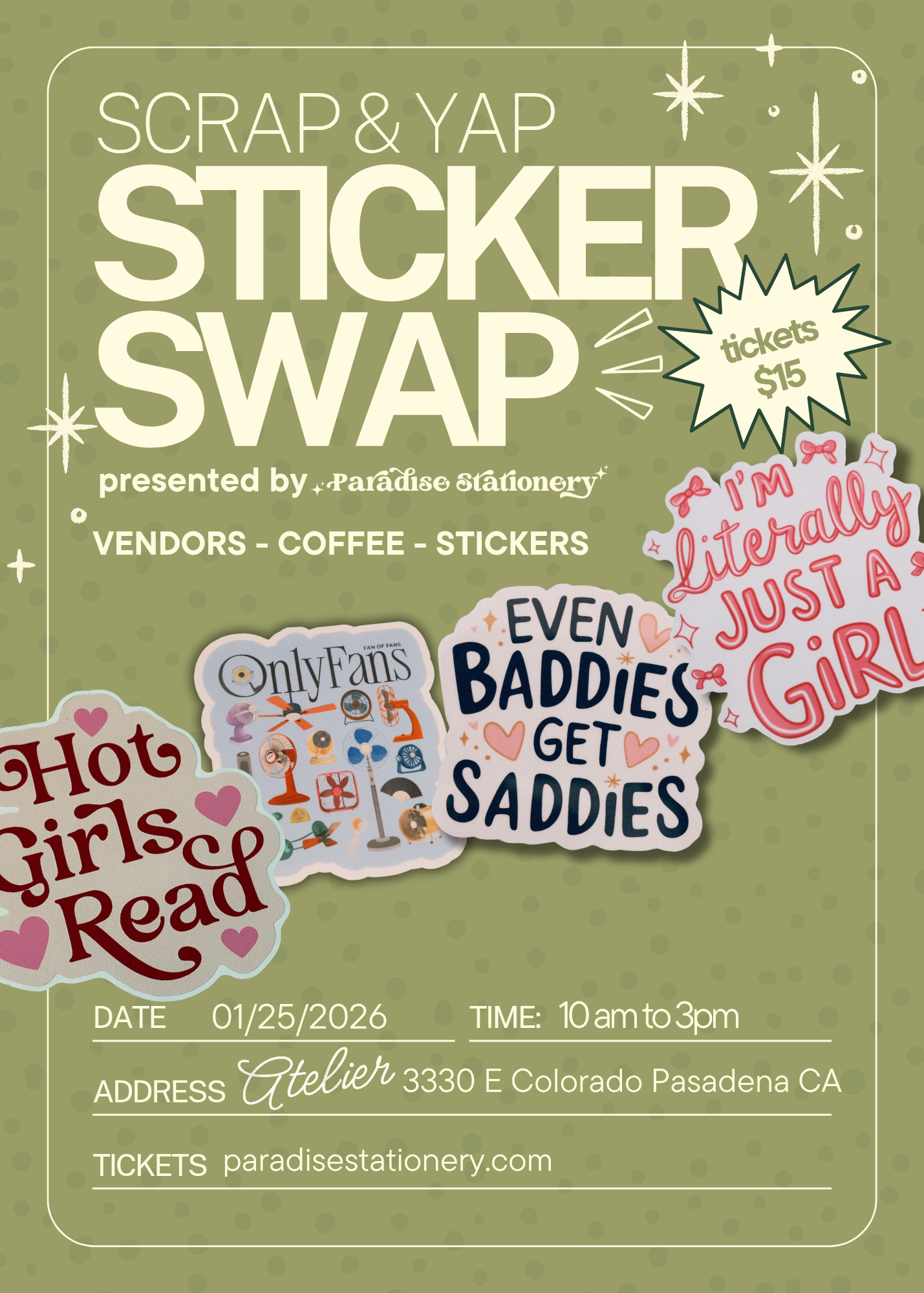 January 2026 Sticker Swap