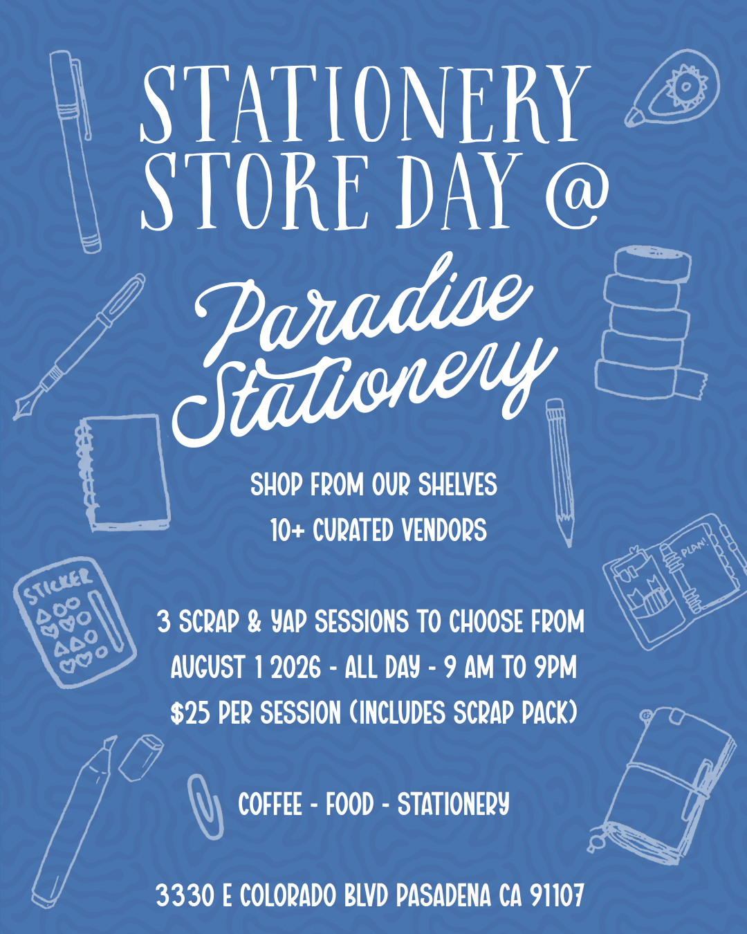 Stationery Store Day Scrap & Yap