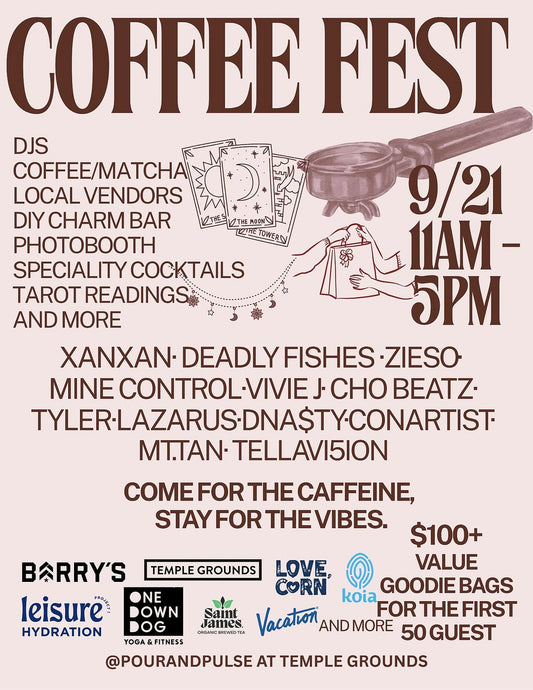 CoffeeFest | September 21 | Temple Grounds