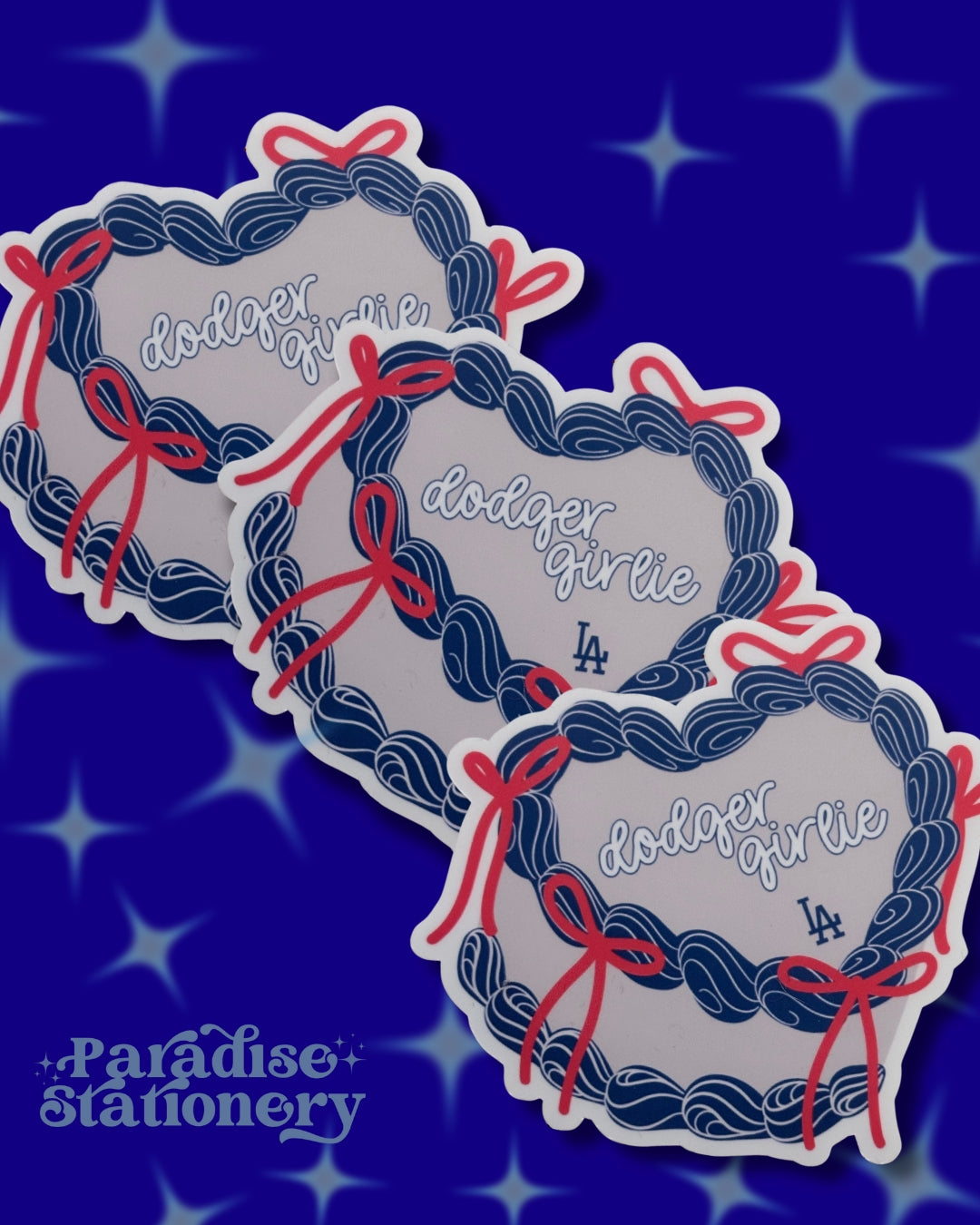 Dodger Girlie Sticker – Matte Vinyl, Water-Resistant