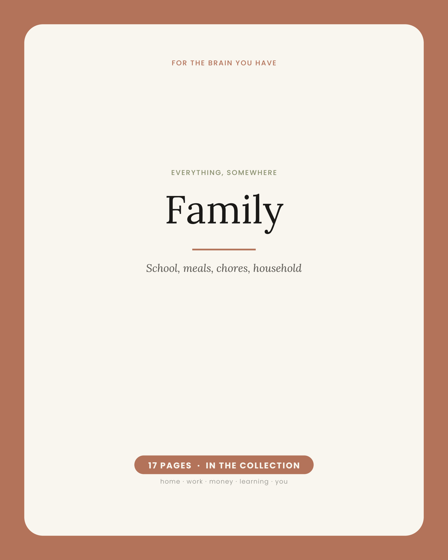 Everything, Somewhere: Family (Black & White)