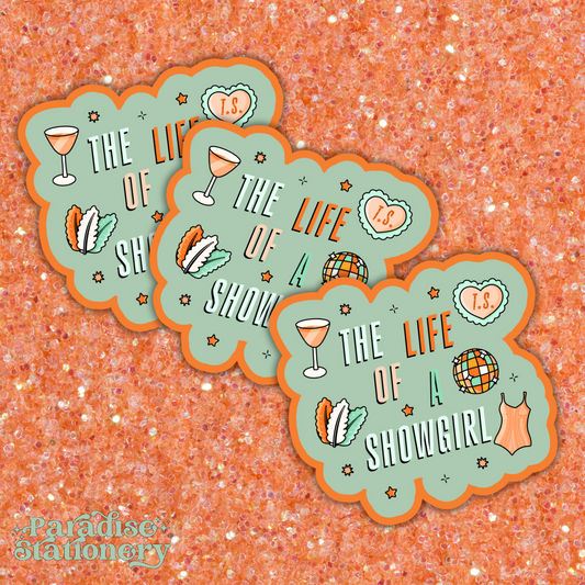 Life of a Showgirl Holographic Sticker