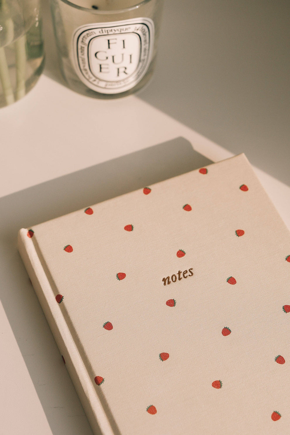 Strawberry Lined Journal – Paradise Stationery