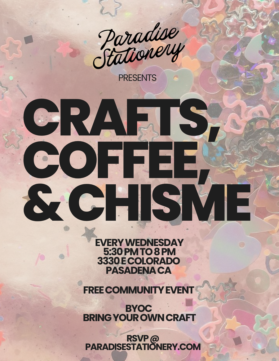 Crafts, Coffee, and Chisme