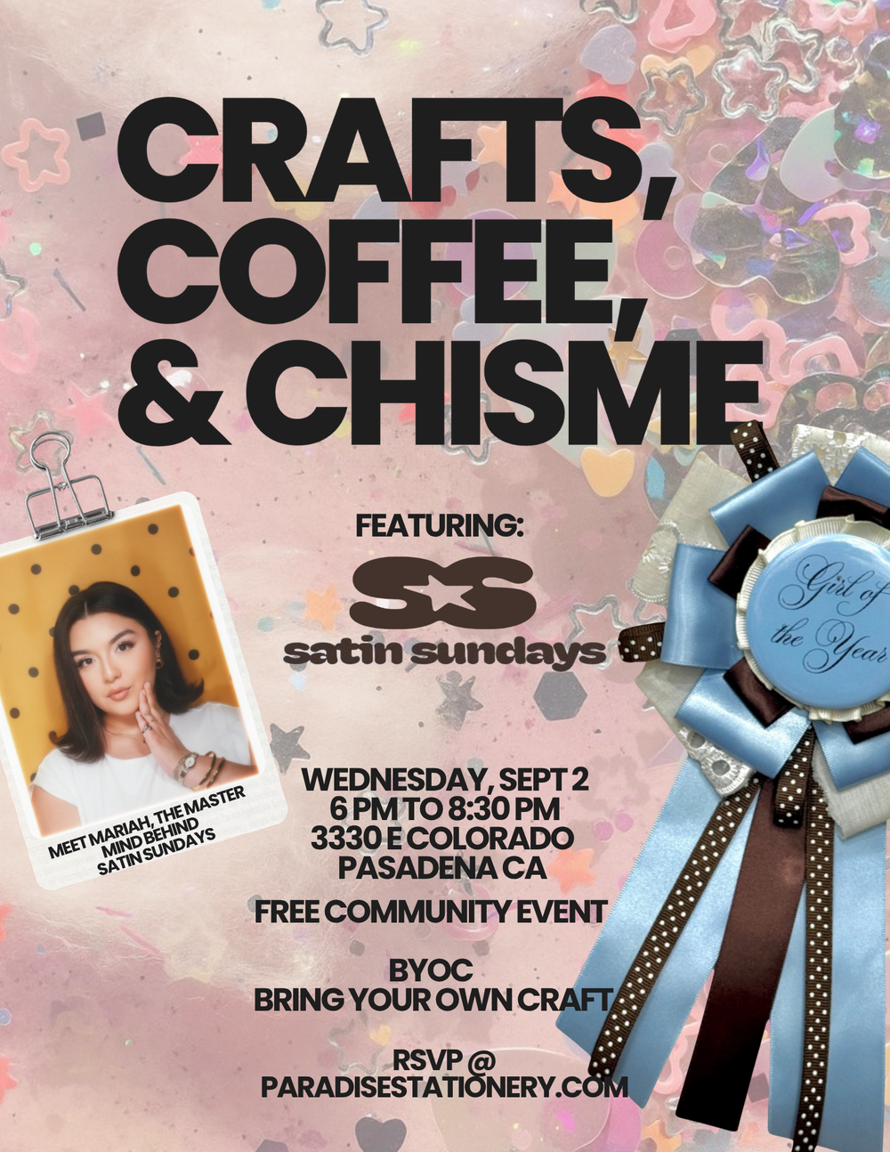 Crafts, Coffee, & Chisme